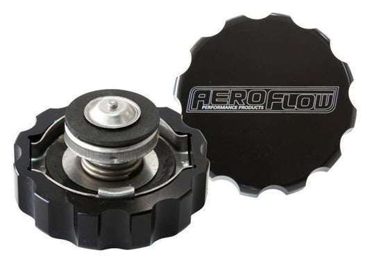 Aeroflow AF64-5032BLK Billet Radiator Cap 32mm 1.1B Complete With Billet Cover