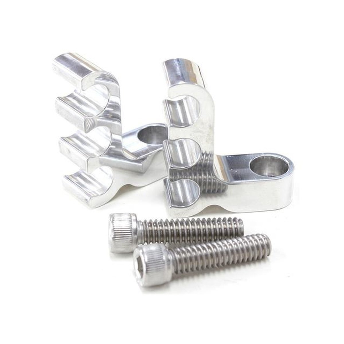 Aeroflow Polished 3 Wire Lead Separator Bolt Into Valve Cover Thread