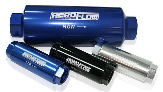 Aeroflow AF66-2042 Pro Filter 60 Micron Blue Female -8 ORB 1.25"x3.5"