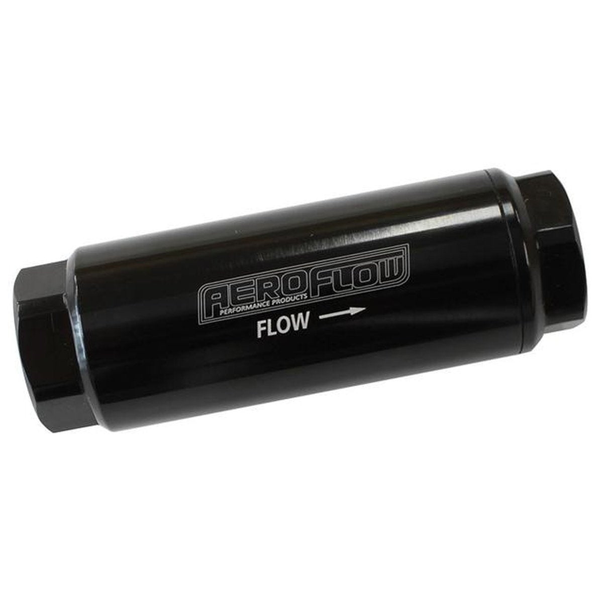 Aeroflow AF66-2042BLK-40 Pro Filter 40 Micron Black Female -8 ORB 1.25"x3.5"