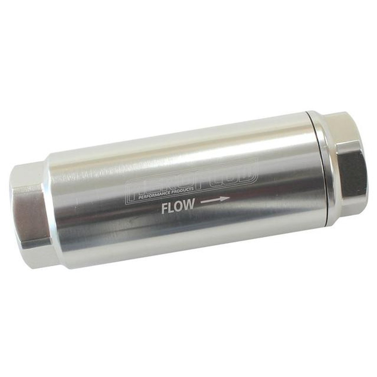 Aeroflow AF66-2042S-40 Pro Filter 40 Micron Silver Female -8 ORB 1.25"x3.5"