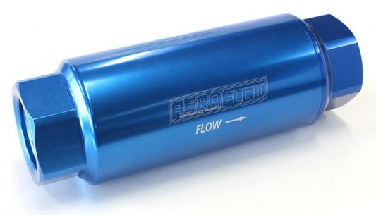 Aeroflow AF66-2044 Pro Filter 60 Micron Blue Female -12ORB 2"x5.5"
