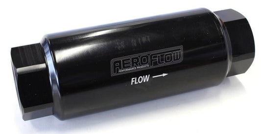 Aeroflow AF66-2044BLK Pro Filter 60 Micron Black Female -12ORB 2"x5.5"