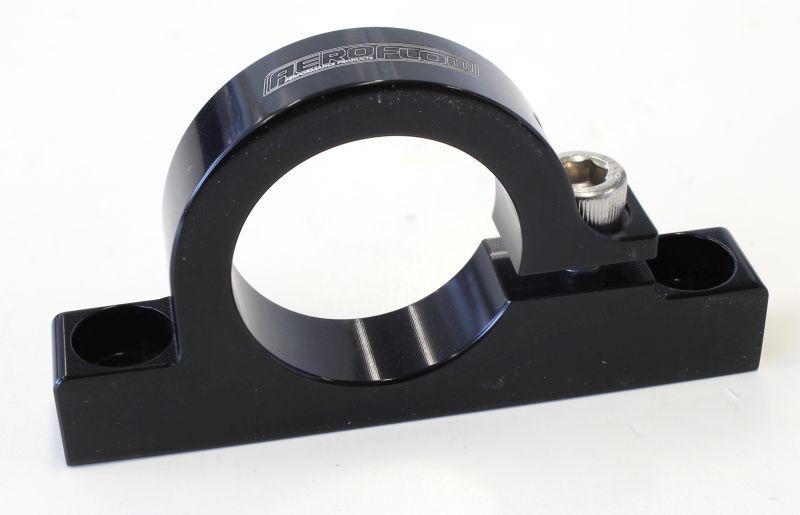 Aeroflow AF66-2049BLK Billet Filter Bracket fits 1-1/4" Diameter Black