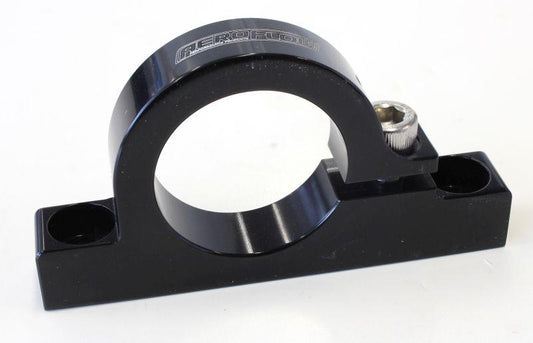 Aeroflow AF66-2049BLK Billet Filter Bracket fits 1-1/4" Diameter Black