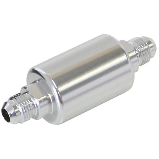 Aeroflow AF66-2052S Filter 40 Micron Silver -6AN 1.25"x3"