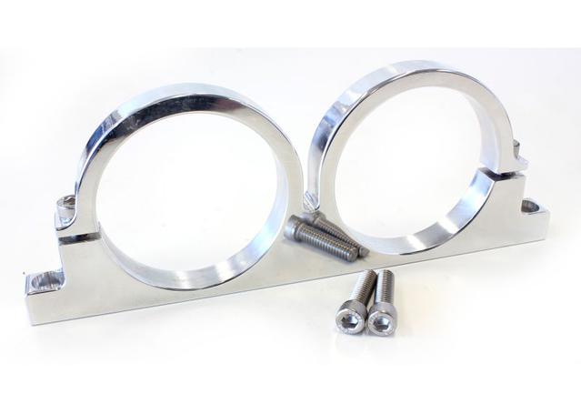 Aeroflow AF66-2246 Billet Dual Bracket fits 2.5" Diameter Filter AF64-2150