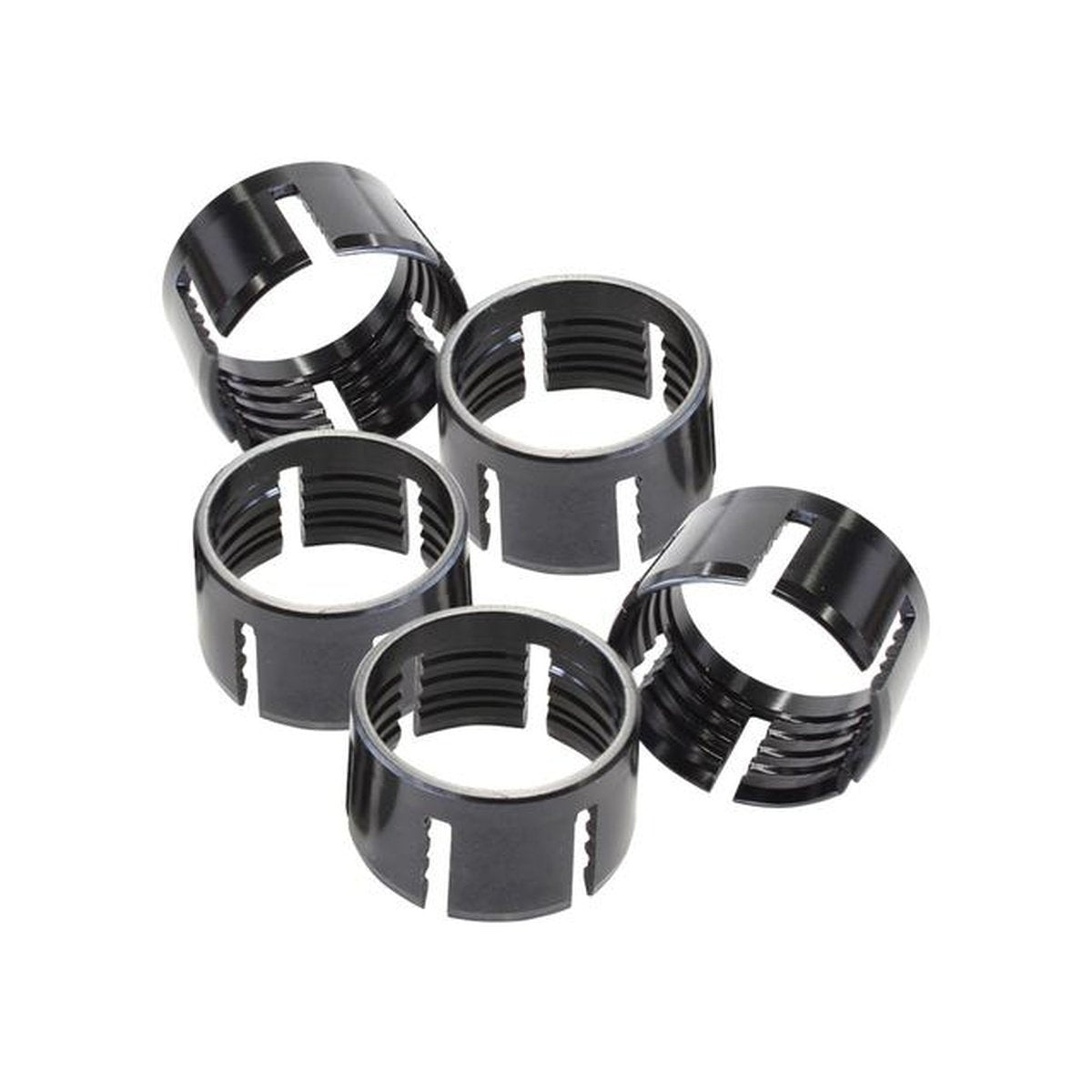 Aeroflow AF7029-08 7000 Series Replacement Olives 5Pk -8AN Black
