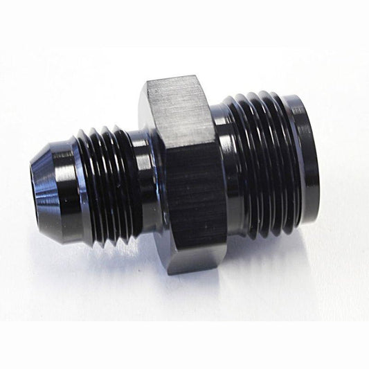 Aeroflow AF705-06BLK Adaptor 11/16 X 18 Inverted Seat To -6 Black