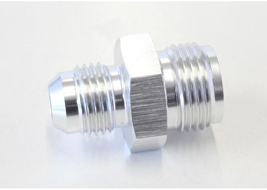 Aeroflow AF705-06S Adaptor 11/16 X 18 Inverted Seat To -06 Silver