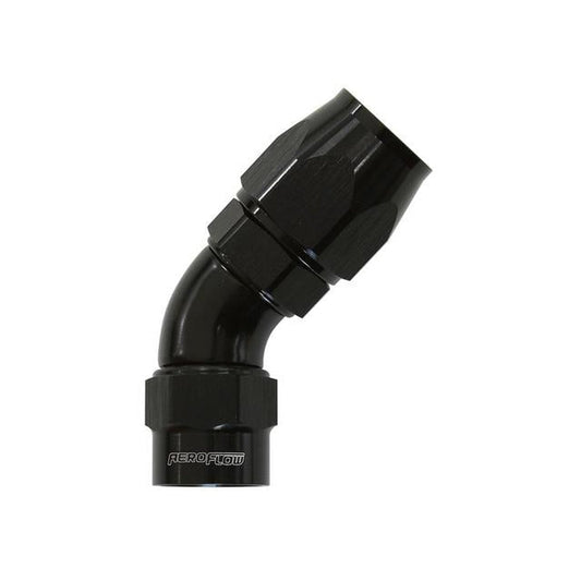 Aeroflow AF7052-10 -10AN 45 Degree Kryptalon Full Flow Big Bore 1 Piece AF7052-10