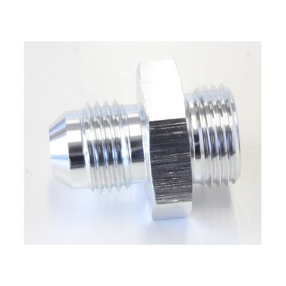 Aeroflow AF706-06S Carter/Edelbrock Fitting -6 Silver 5/8" X 20 To -6an