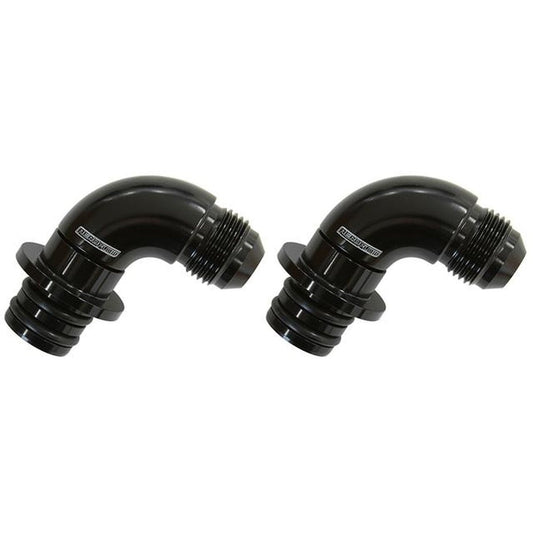 Aeroflow AF72-5051 Trans Cooler Port Fittings Full Flow -8AN Suits Ford 6R