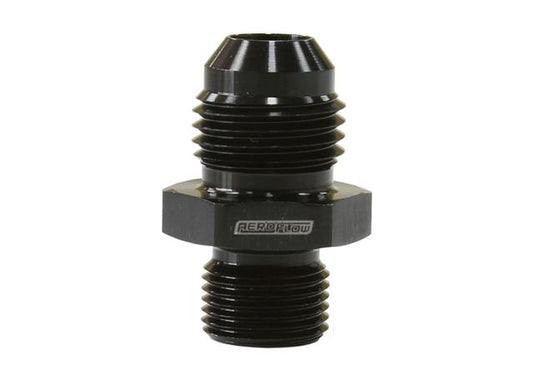Aeroflow AF738-06BLK Metric M12x1.0mm To -6AN Black Male