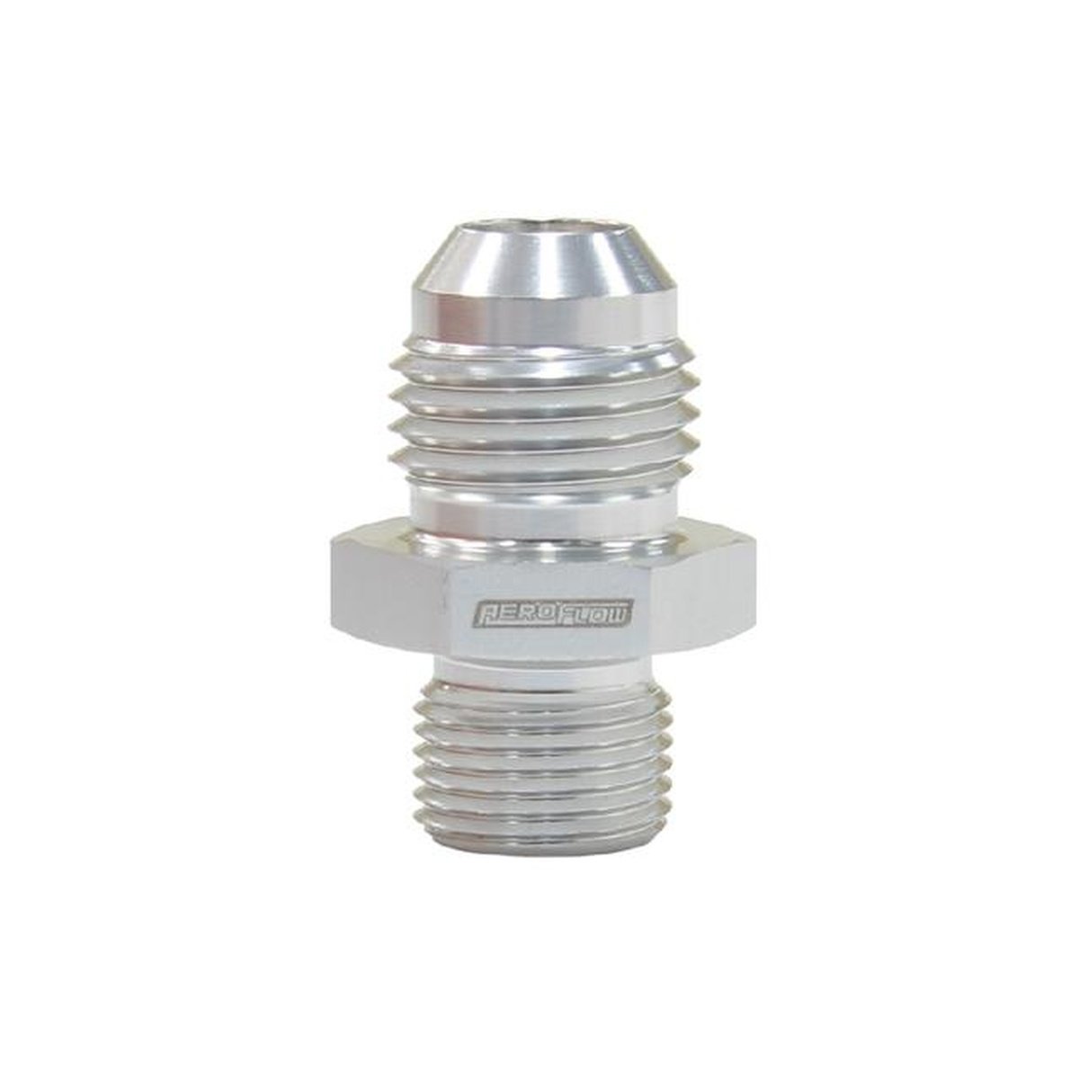 Aeroflow AF738-06S Metric M12x1.0mm To -6AN Silver Male