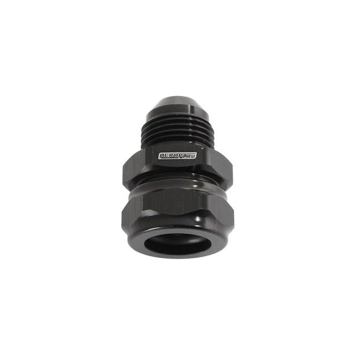 Aeroflow 3/4" Male Barb To -12AN Adapter Black