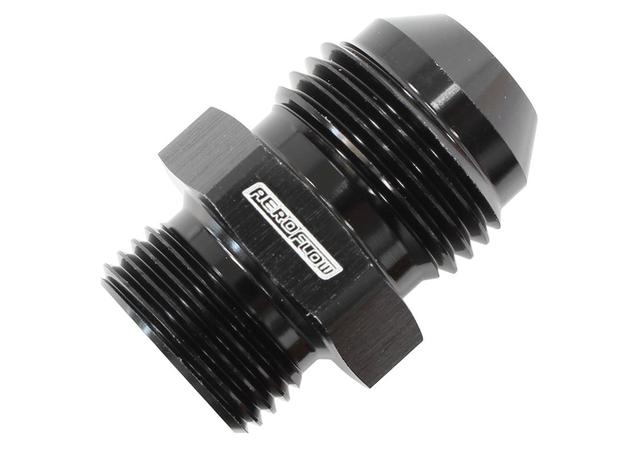 Aeroflow AF750-08BLK 1/4" Bspp To -8AN Washer Seal British Std Pipe Parallel