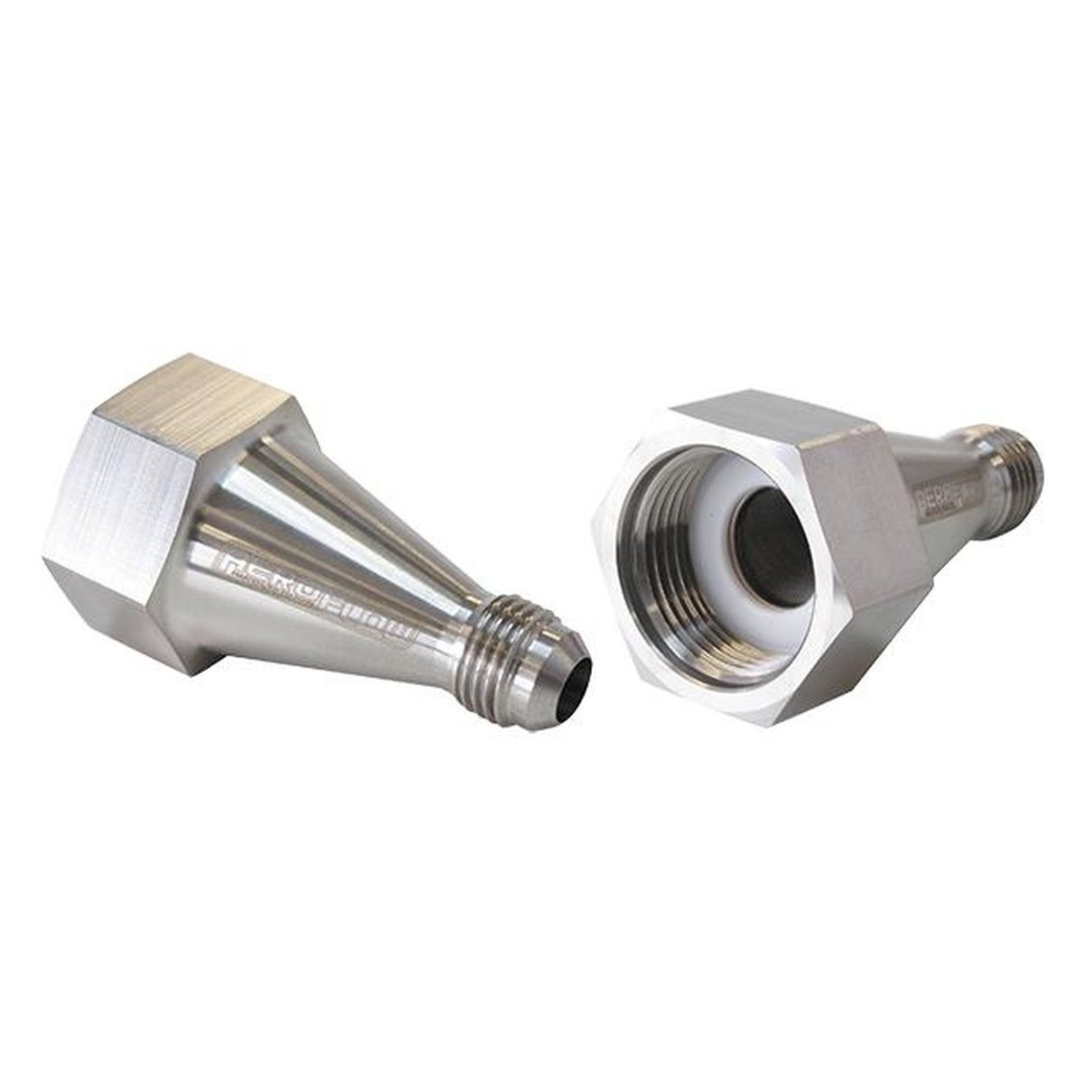 Aeroflow AF758-06 Nitrous Bottle Adapter -6AN Steel Finish Filter Included