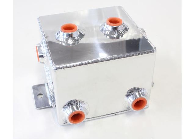 Aeroflow AF77-1010 Fabricated Alloy Tank 1L X 6 -8 ORB Polished With Mount Tabs