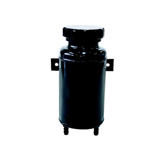 Aeroflow AF77-1015BLK Universal Radiator Overflow Tank 8" X 3.5" -4 ORB Black