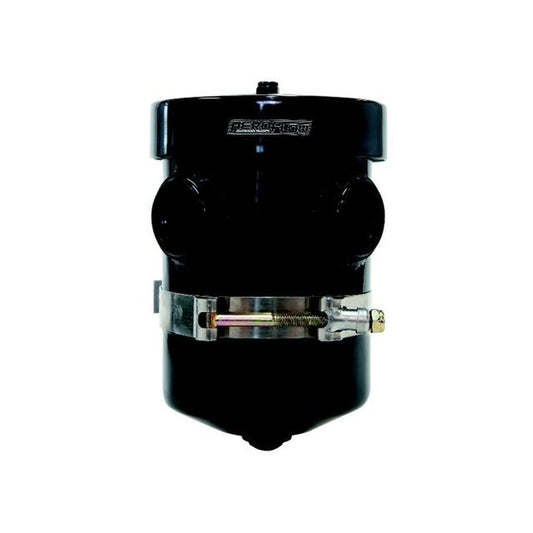 Aeroflow AF77-1019BLK Dry Sump / Breather Tank, Internal Baffling CAN Vent To Atmo