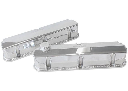 Aeroflow AF77-5002 Fabricated Valve Covers Polished Suits Ford 289-351W