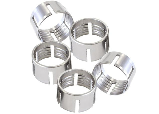 Aeroflow AF7829-08 7000 Series Replacement Olives 5Pk -8AN Titanium