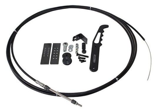 Aeroflow AF80-1000BLK Chute Release Cable Kit 18 Feet Of Cable Black Kit
