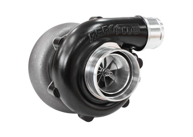 Aeroflow Boosted Turbocharger B5455 .83 VBAND FlangeV-Band Outlet G30 660 Black