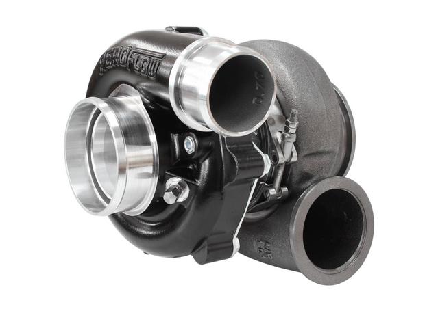 Aeroflow Boosted Turbocharger B5455 .83 VBAND FlangeV-Band Outlet G30 660 Black