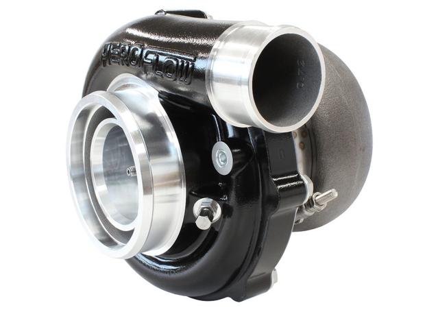 Aeroflow Boosted Turbocharger B5855 .83 VBAND FlangeV-Band Outlet G30 770 Black