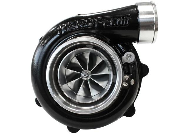 Aeroflow Boosted Turbocharger 6862 .83 VBAND FlangeV-Band Outlet G35 1050 Black