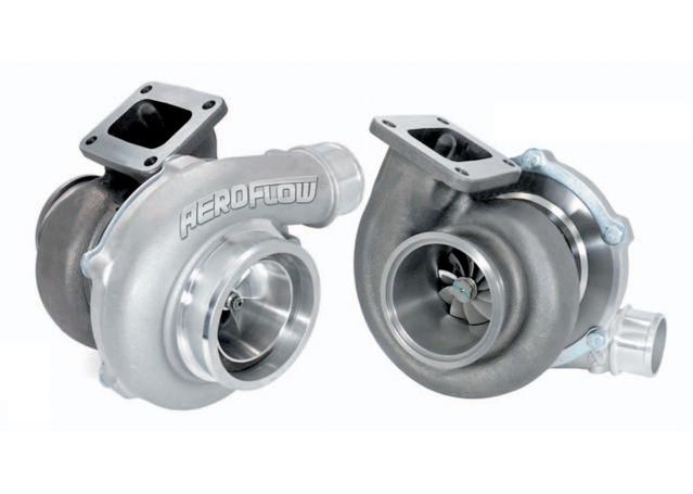 Aeroflow Boosted Turbocharger 7875 .96 T4 Flange V-Band Outlet GTX42 Black