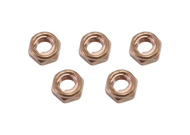 Aeroflow Turbo Copper Nut Kit M8x1.25 5Pk