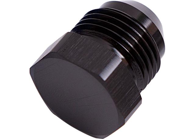 Aeroflow AF806-12BLK Flare Plug Male -12AN Black