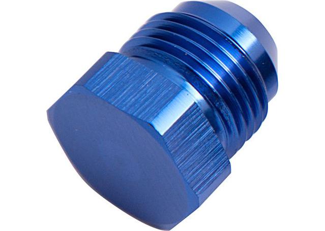 Aeroflow AF806-12 Flare Plug Male -12AN Blue