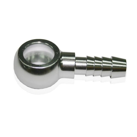 Aeroflow AF807-05S 12mm Banjo To 8mm Barb Silver