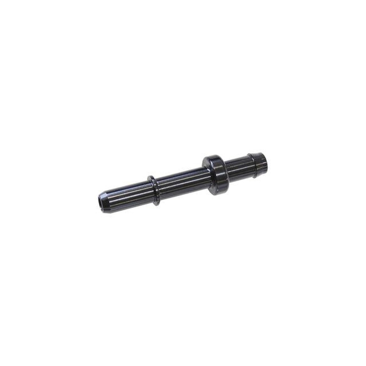 Aeroflow 3/8" Male Tube To 10mm / 3/8" Barb Adapter Black