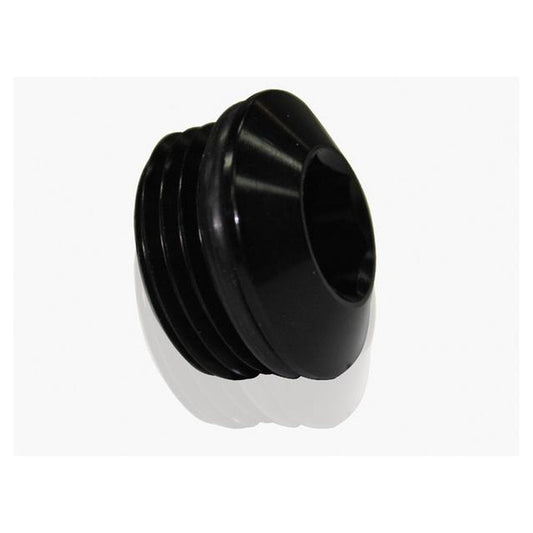 Aeroflow AF813-04BLK ORB Slimline Port Plug -4AN Black Finish