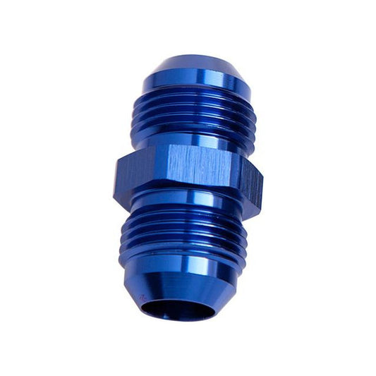 Aeroflow AF815-08 Male Flare Union Blue -8AN To -8AN Straight