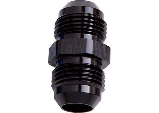Aeroflow AF815-04BLK Male Flare Union Black -4AN To -4AN Straight