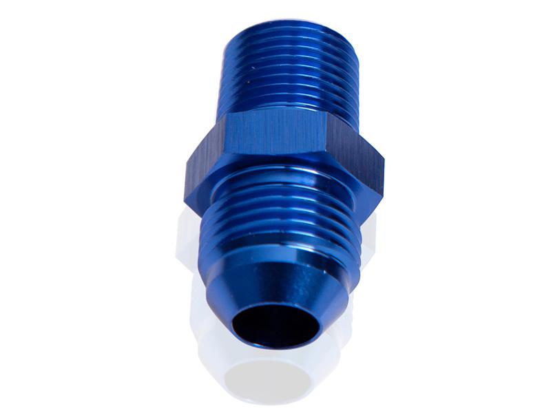Aeroflow AF816-04-01 Male Flare -4AN To 1/16" Npt Blue Male Adapter