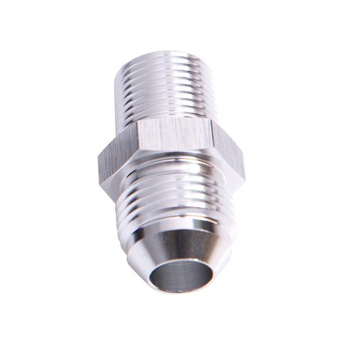 Aeroflow AF816-08-08S Male Flare -8AN To 1/2" Npt Silver Adapter