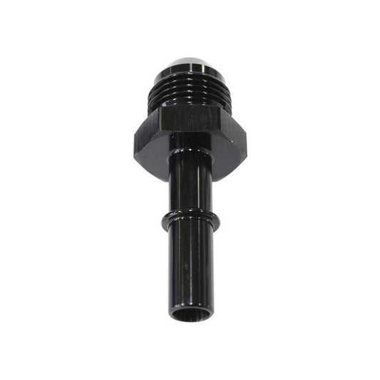 Aeroflow AF817-03BLK EFI Fuel Fitting -8 Push In To 3/8 Male Hard Tube