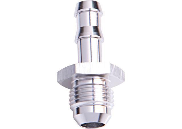 Aeroflow AF817-10-08S 5/8" Barb To -10AN Adapter Silver Male
