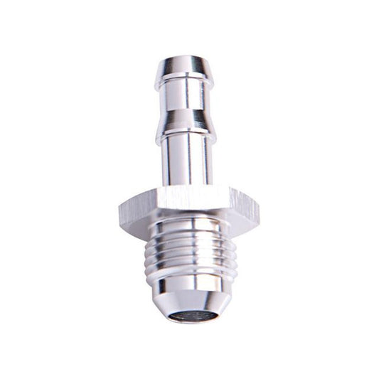 Aeroflow AF817-06-08S 3/8" Barb To -8AN Adapter Silver Male