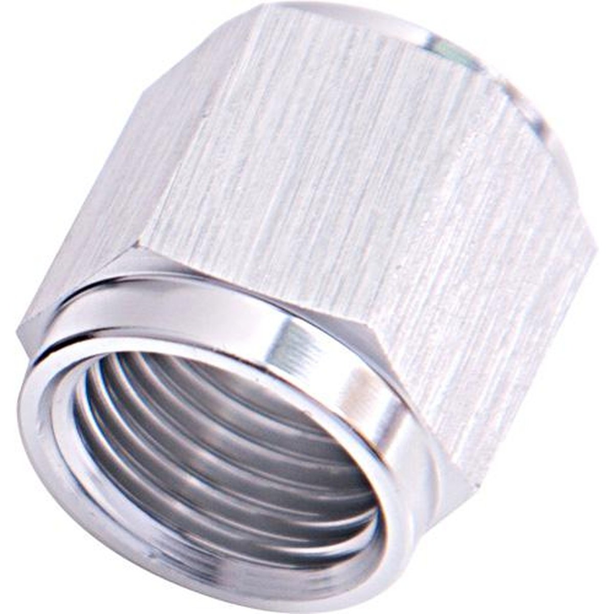 Aeroflow AF818-06S Tube Nut -6AN To 3/8" Hard Line Silver