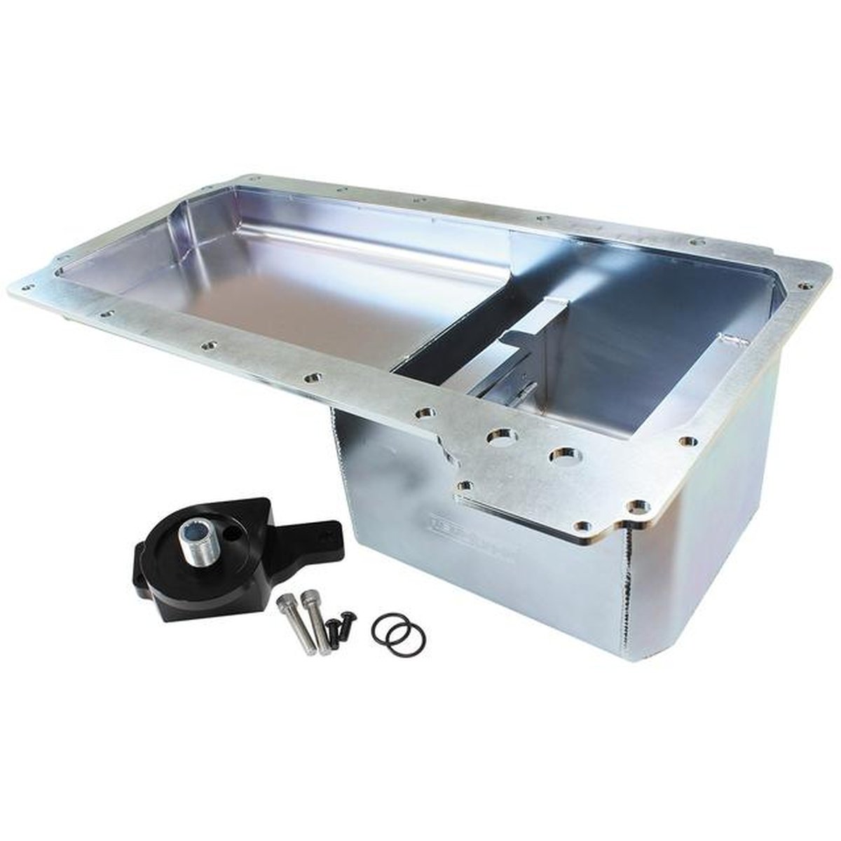 Aeroflow Fab PAN With Oil Filter Rear Sump Fits GM LS - Hq-Wb Style Pan