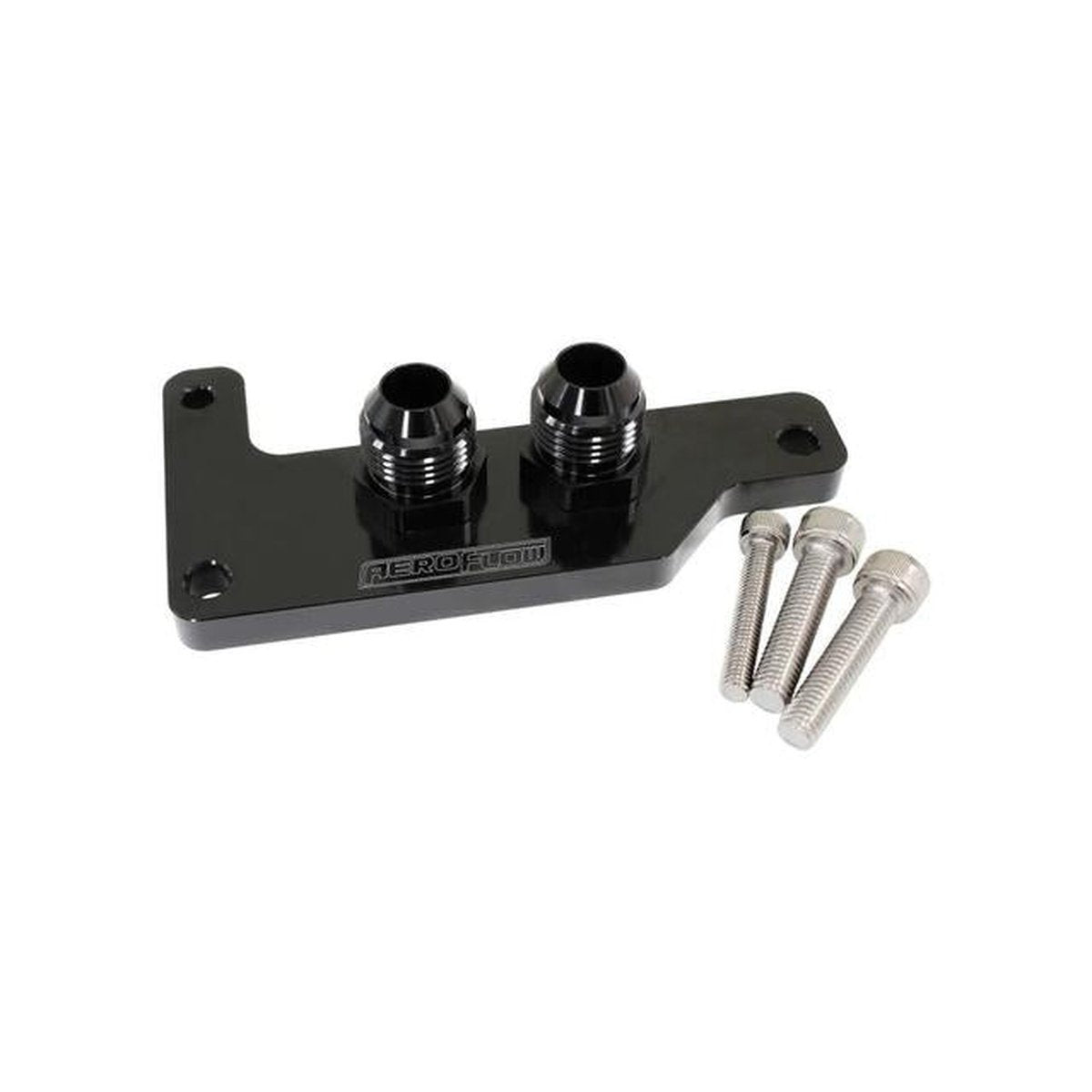Aeroflow Oil Block Slimline Adapter Front/Rear Suits GM LS Series