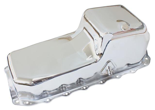 Aeroflow AF82-7002C Chrome Oil PAN Suits Holden V8 253-308 HQ Style